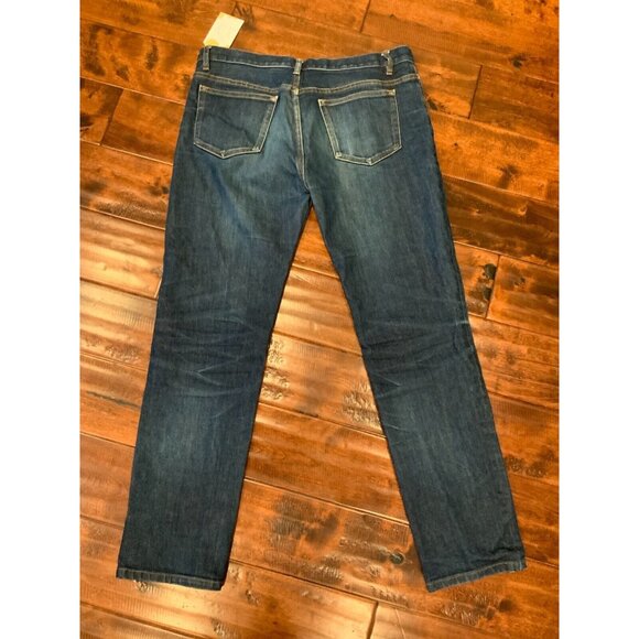 A.P.C. Petit Standard Blue Dark Wash Denim Slim Leg Jeans, Size 33 - Picture 5 of 6
